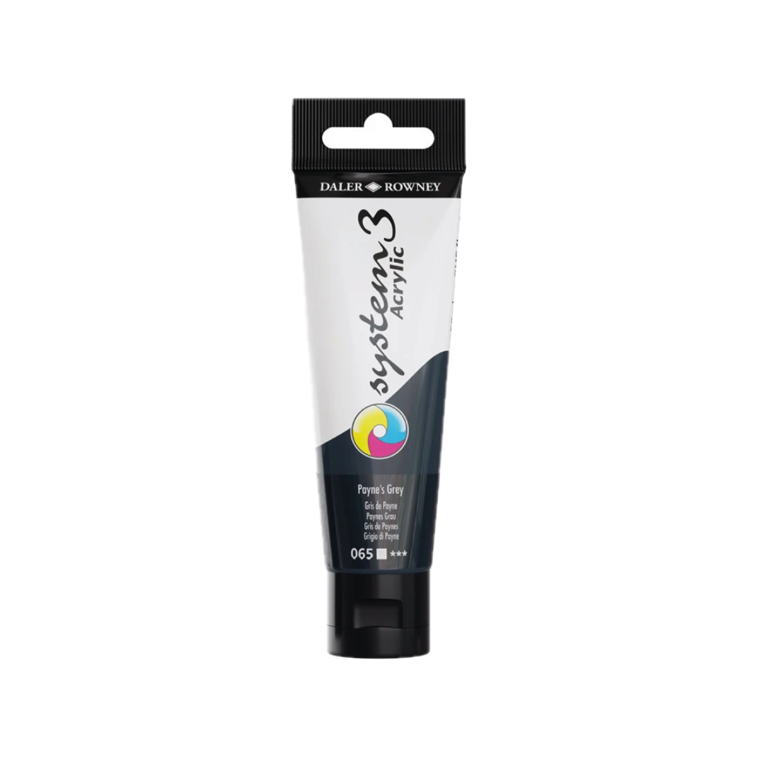 DALER ROWNEY SYSTEM 3 ACRYL 150ML 065 PAYNE'S GREY 3