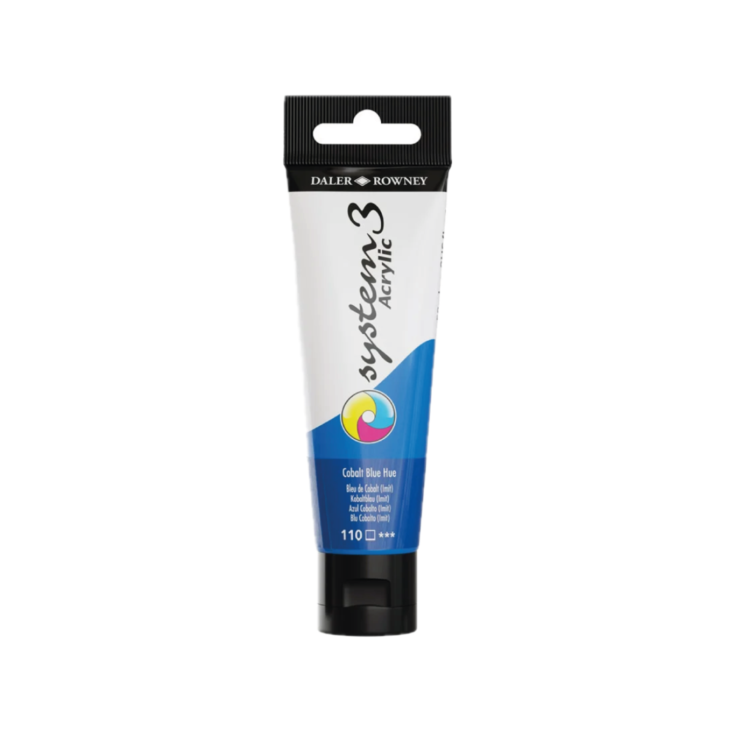 DALER ROWNEY SYSTEM 3 ACRYL 150ML 110 COBALT BLUE HUE 3