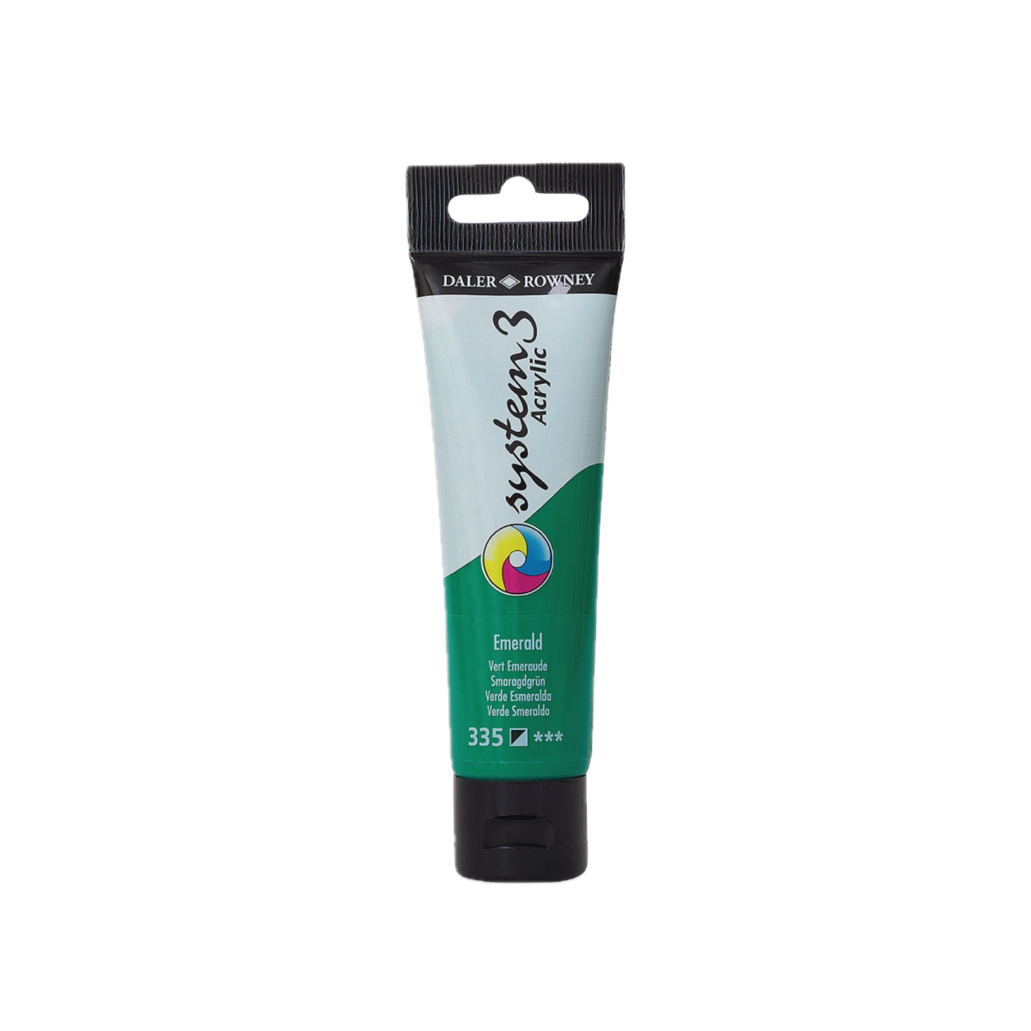 DALER ROWNEY SYSTEM 3 ACRYL 150ML 335 EMERALD 3