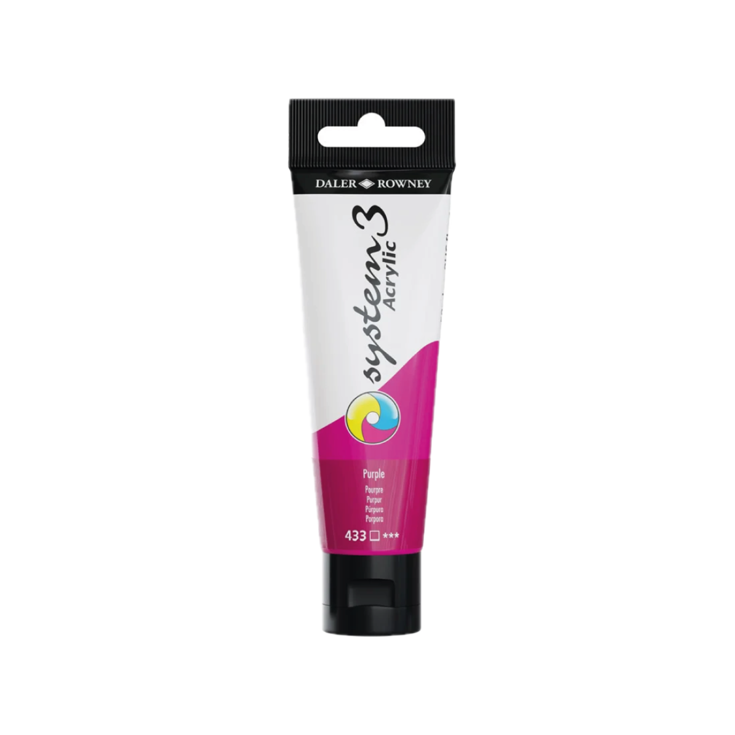 DALER ROWNEY SYSTEM 3 ACRYL 150ML 433 PURPLE 3