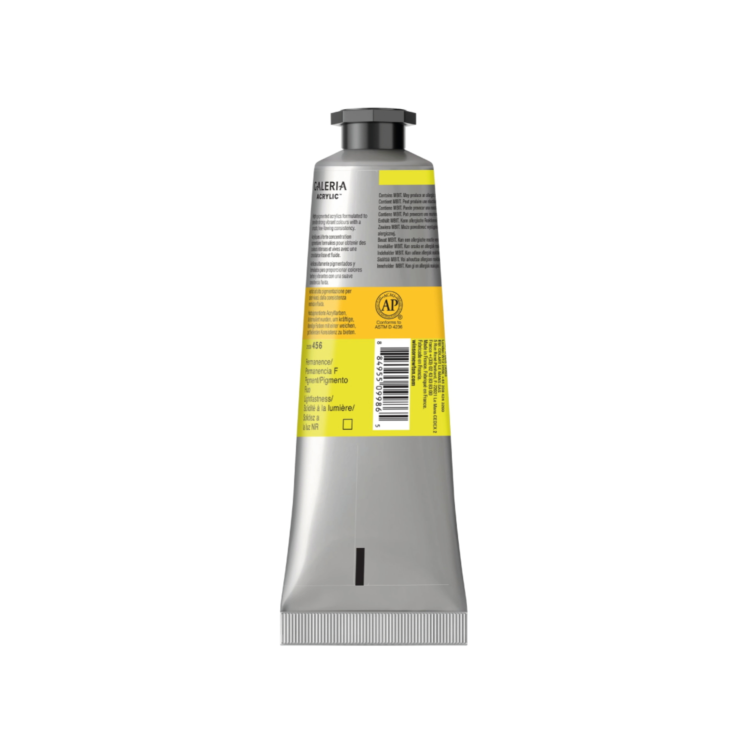 WINSOR & NEWTON GALERIA  ACRYLFARBE 60ML 456 FLUOR YELLOW 4