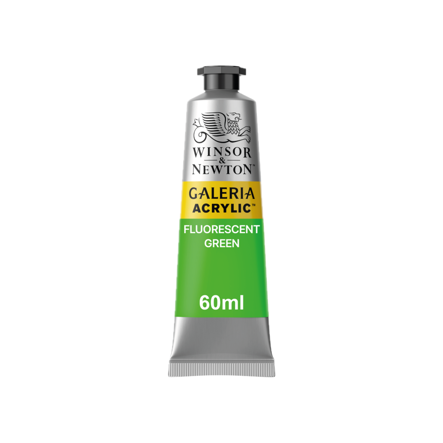 WINSOR & NEWTON GALERIA  ACRYLFARBE 60ML 458 FLUOR GREEN 3