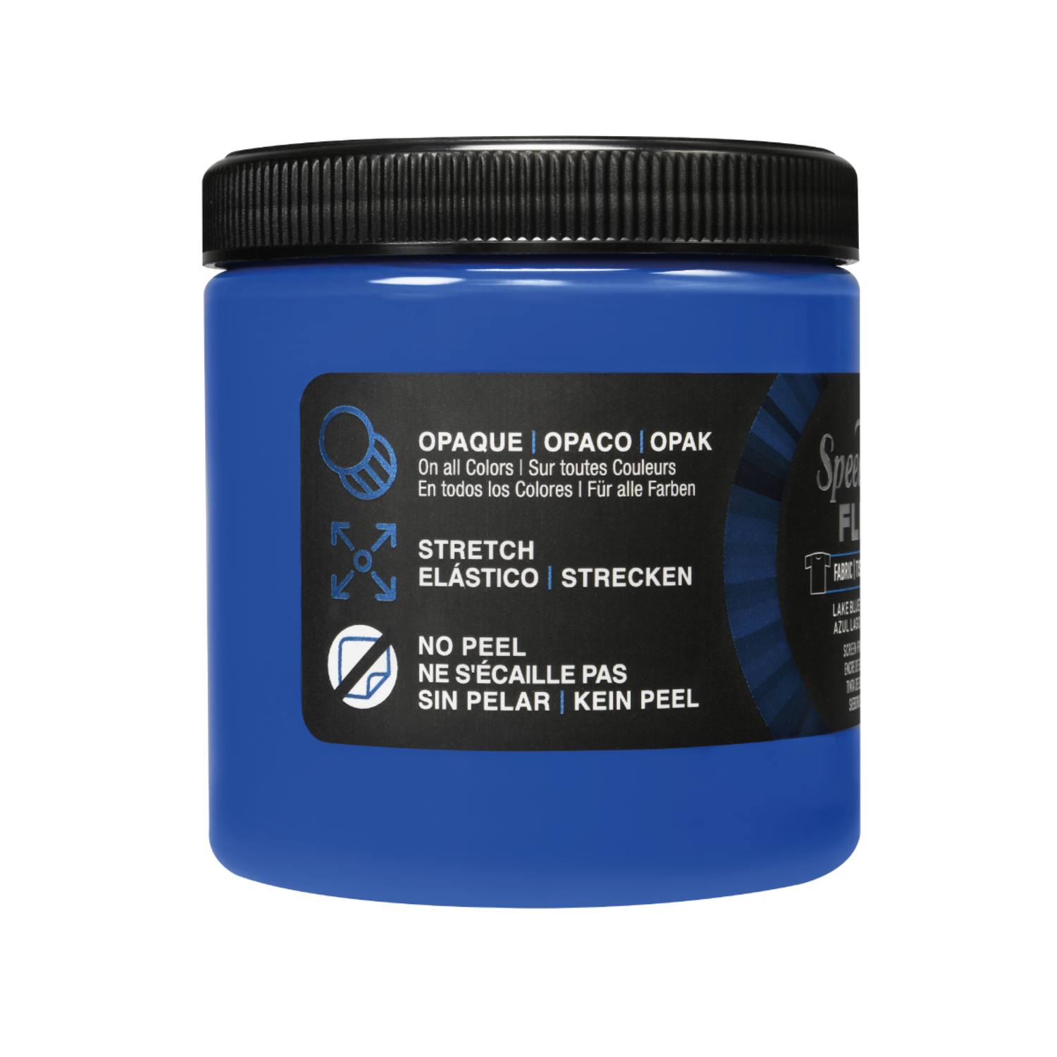 SPEEDBALL FLEX SCREEN PRINTING FABRIC INK 236ML LAKE BLUE 3