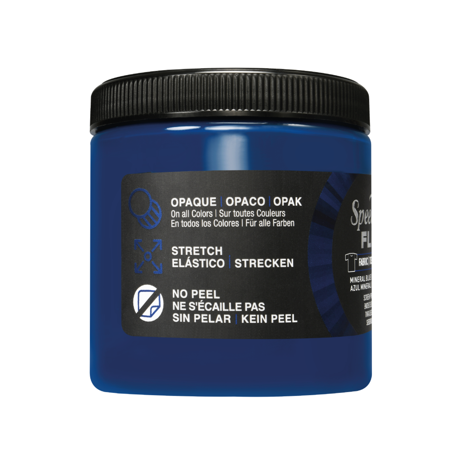 SPEEDBALL FLEX SCREEN PRINTING FABRIC INK 236ML MINERAL BLUE 3