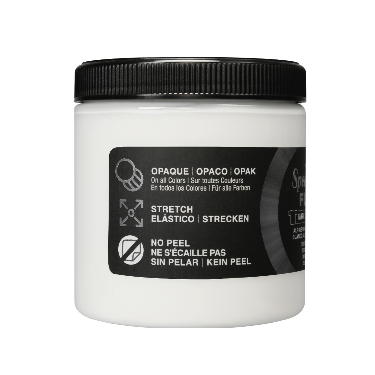 SPEEDBALL FLEX SCREEN PRINTING FABRIC INK 236ML ALPINE WHITE 3