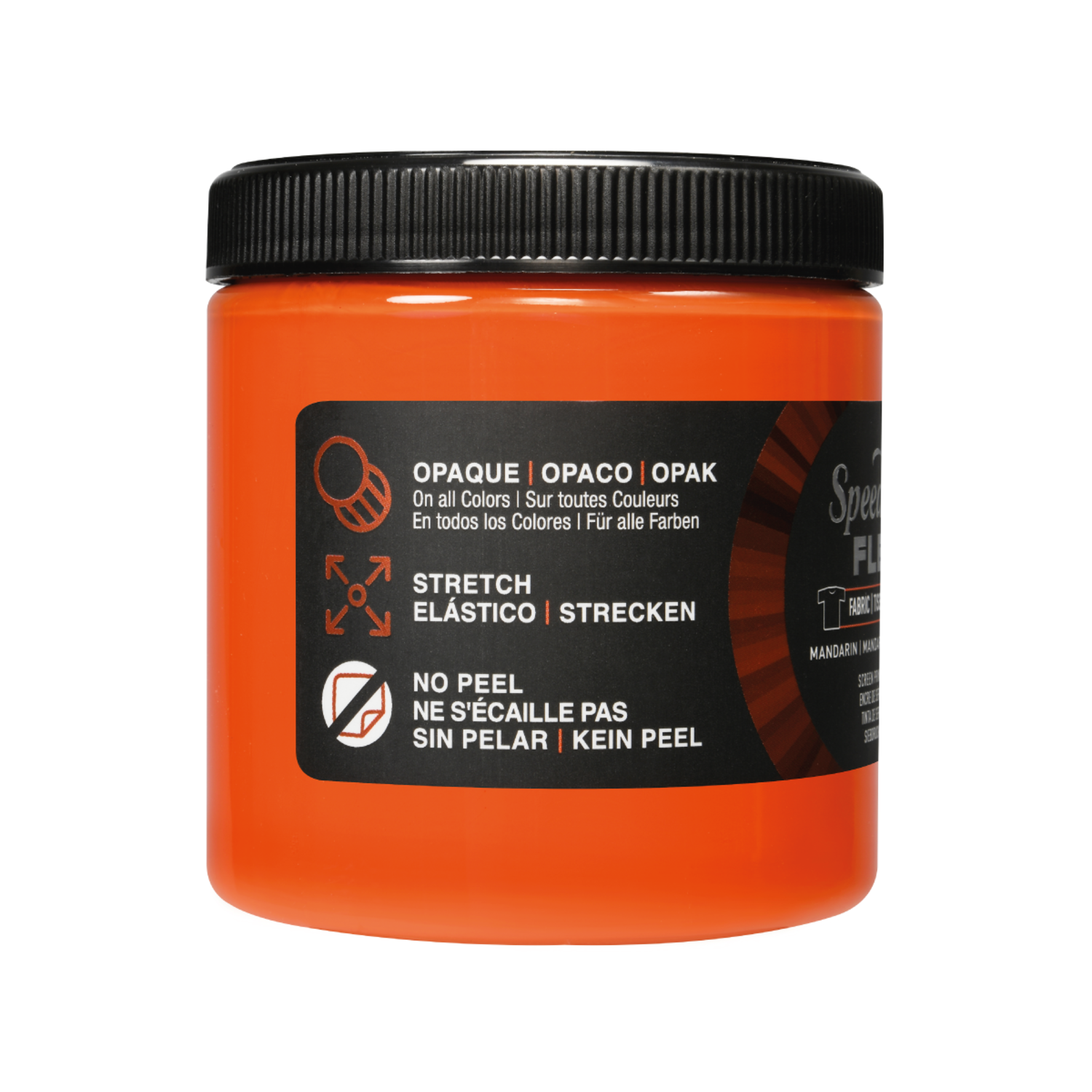 SPEEDBALL FLEX SCREEN PRINTING FABRIC INK 236ML MANDARIN 3