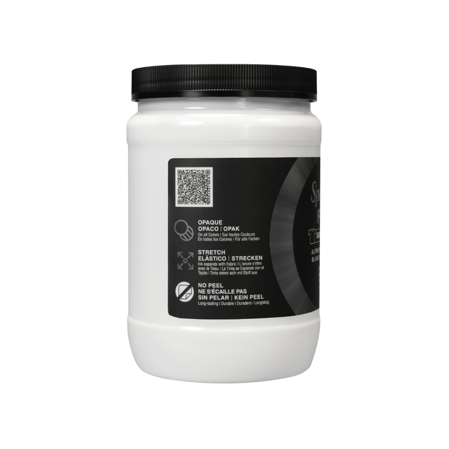 SPEEDBALL FLEX SCREEN PRINTING FABRIC INK 946ML ALPINE WHITE 3