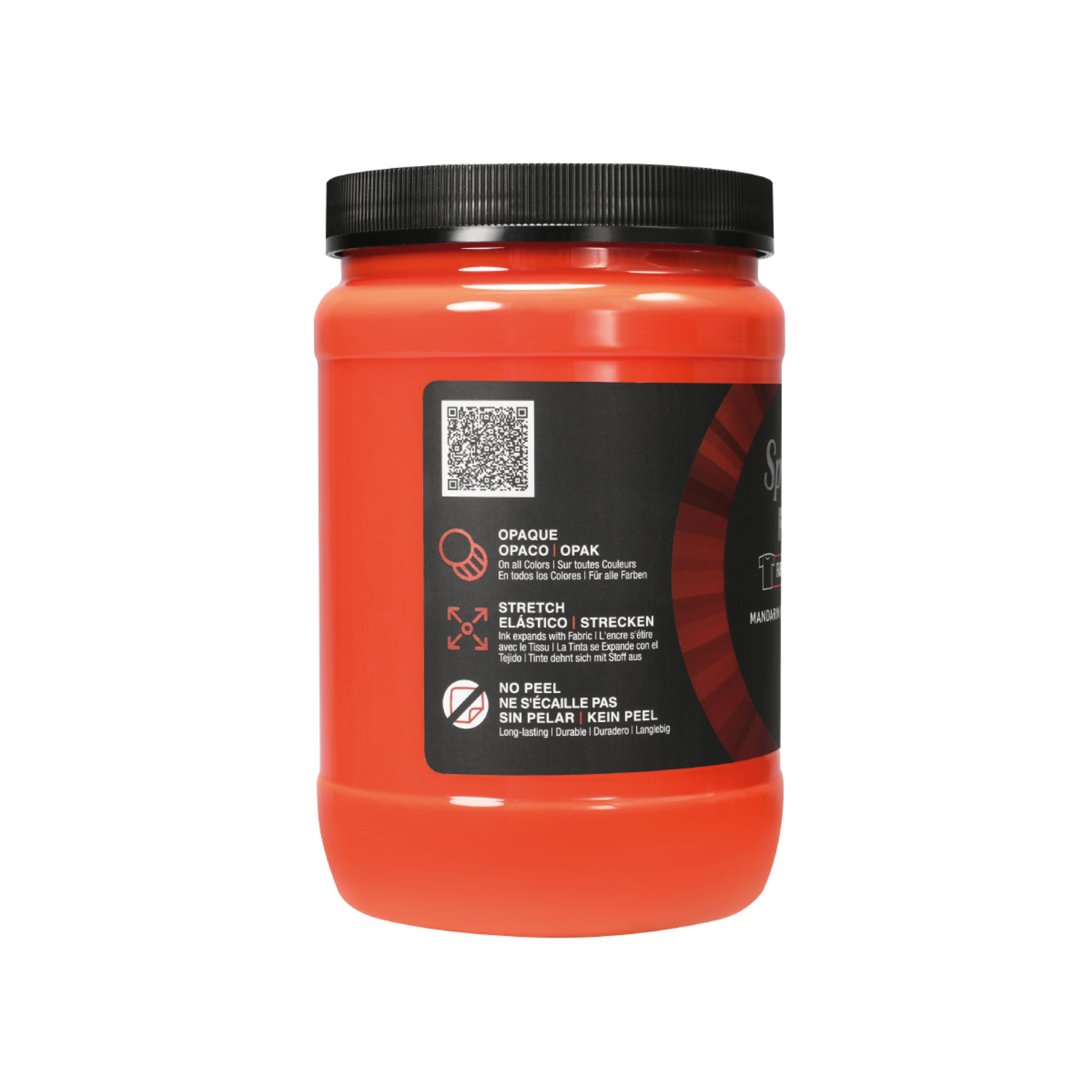 SPEEDBALL FLEX SCREEN PRINTING FABRIC INK 946ML MANDARIN 3