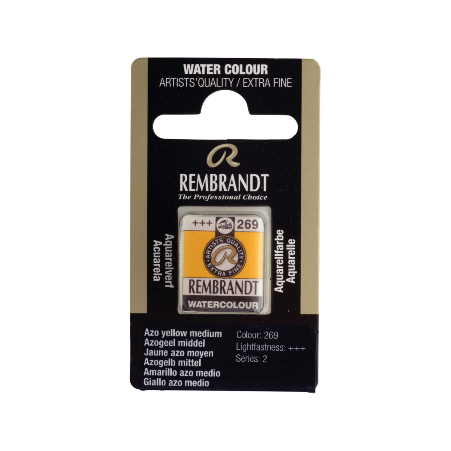 REMBRANDT AQUARELVERF 1/2 NAP S2 269 AZOGEEL MIDDEL OP=OP 2