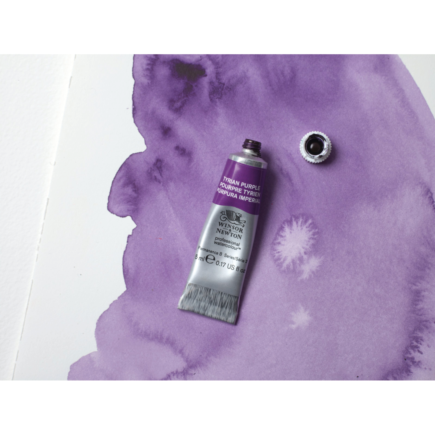 WINSOR & NEWTON AQUARELLFARBE 5ML S2  TYRIAN PURPLE 3