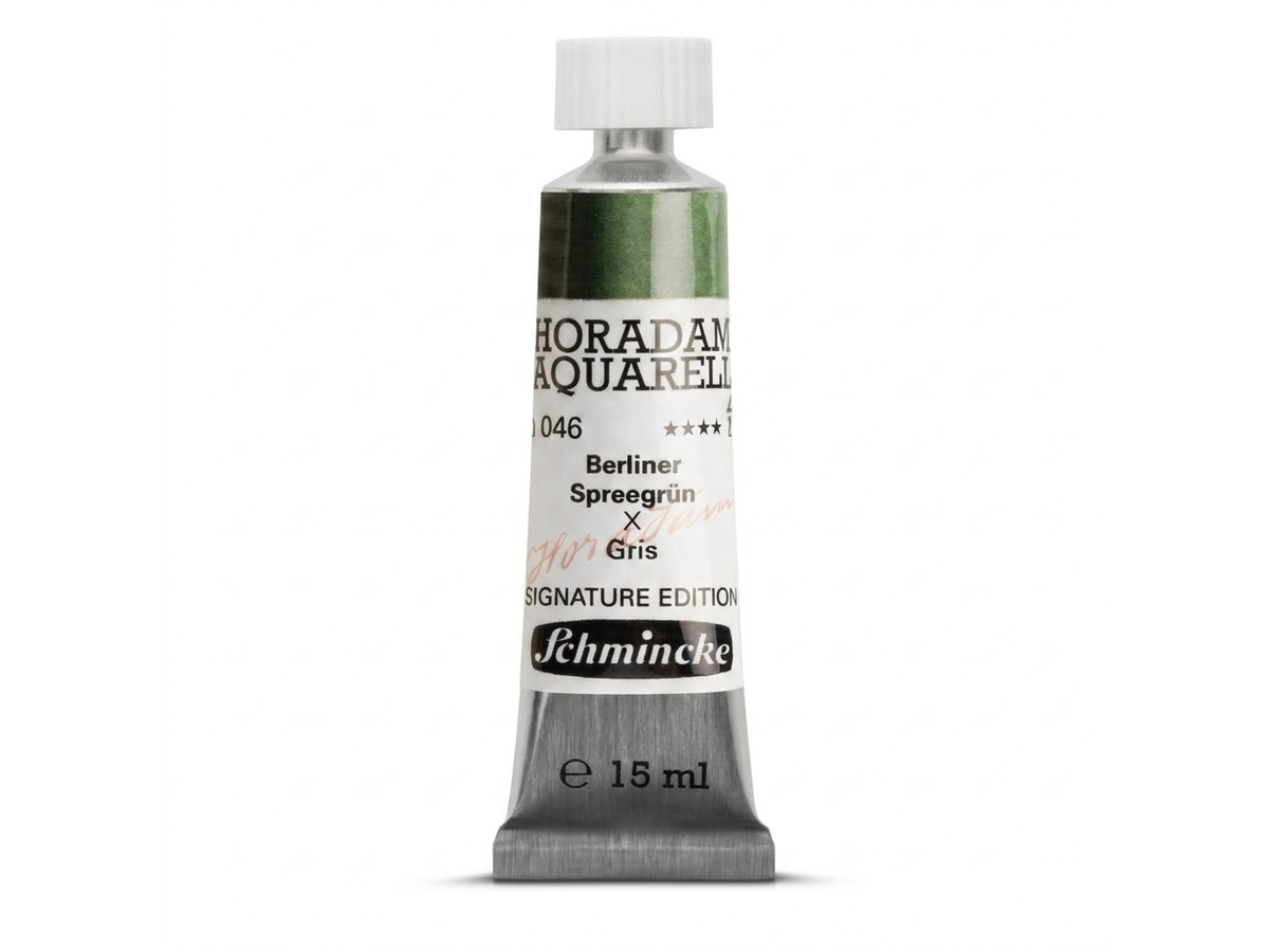 HORADAM SIGNATURE EDITION AQUARELL 15ML BERLINER SPREEGRÜN x GRIS 2