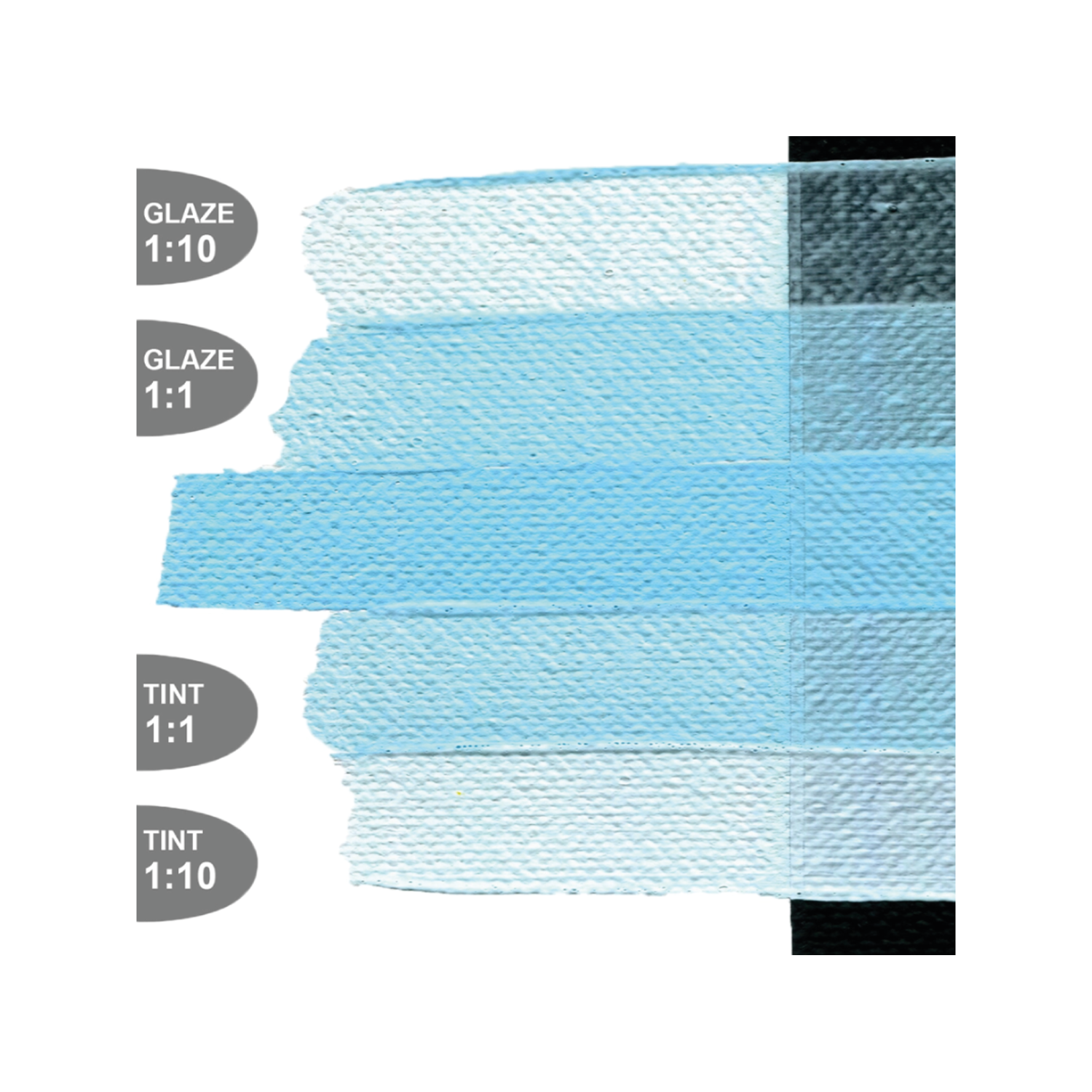 GOLDEN SOFLAT ACRYLIC 59ML 6625 LIGHT PHTHALO BLUE 3