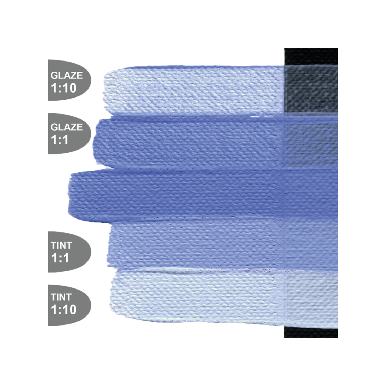 GOLDEN SOFLAT ACRYLIC 59ML 6615 LIGHT ULTRAMARINE BLUE 3