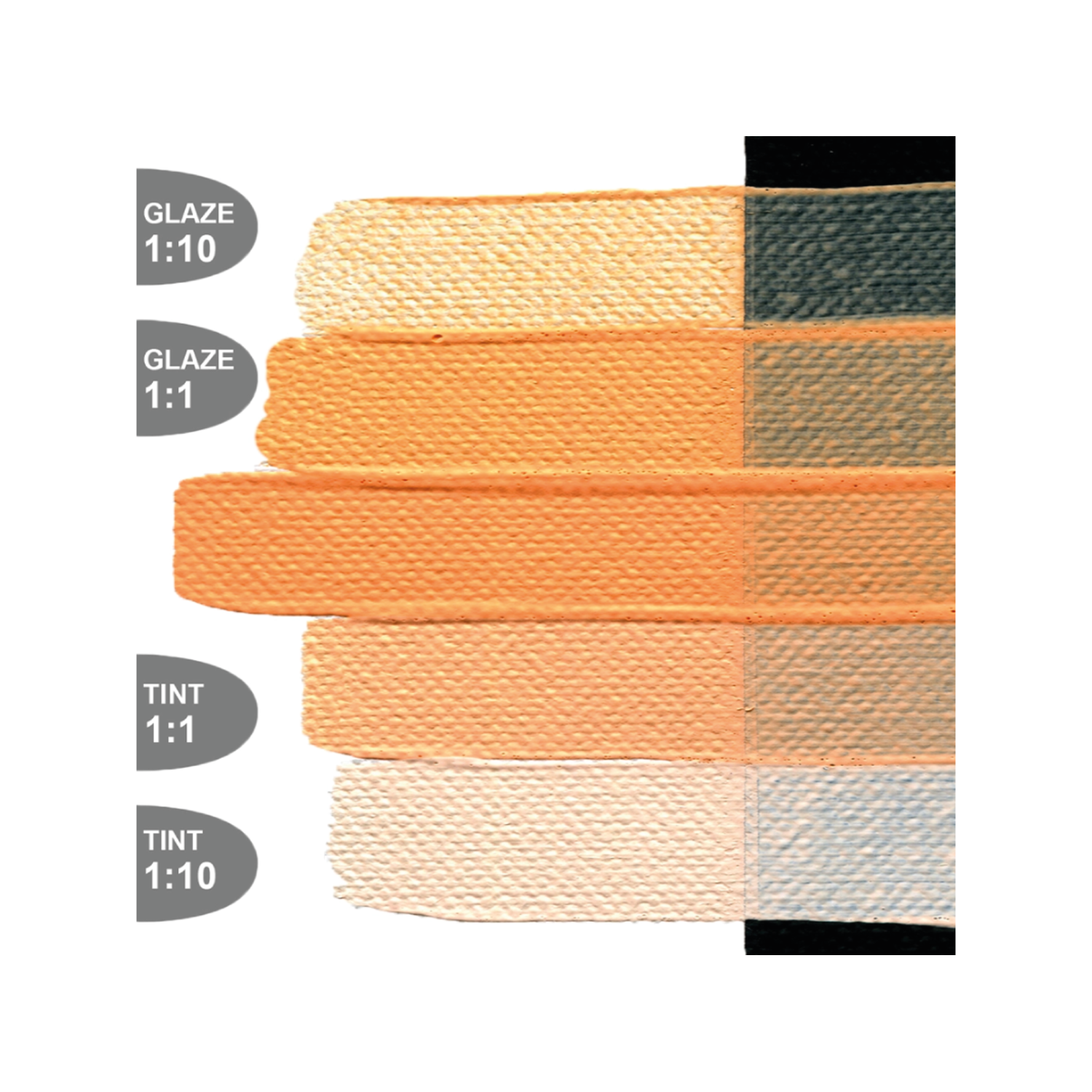 GOLDEN SOFLAT ACRYLIC 59ML 6535 MEDIUM ORANGE 3