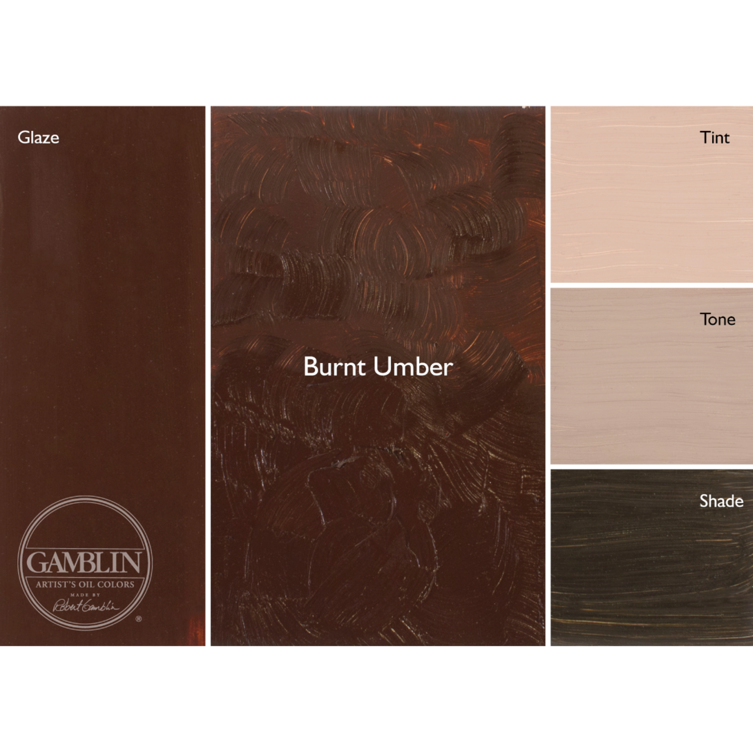 GAMBLIN 37ML UMBRA GEBRANNT 1080 SERIE 1 2