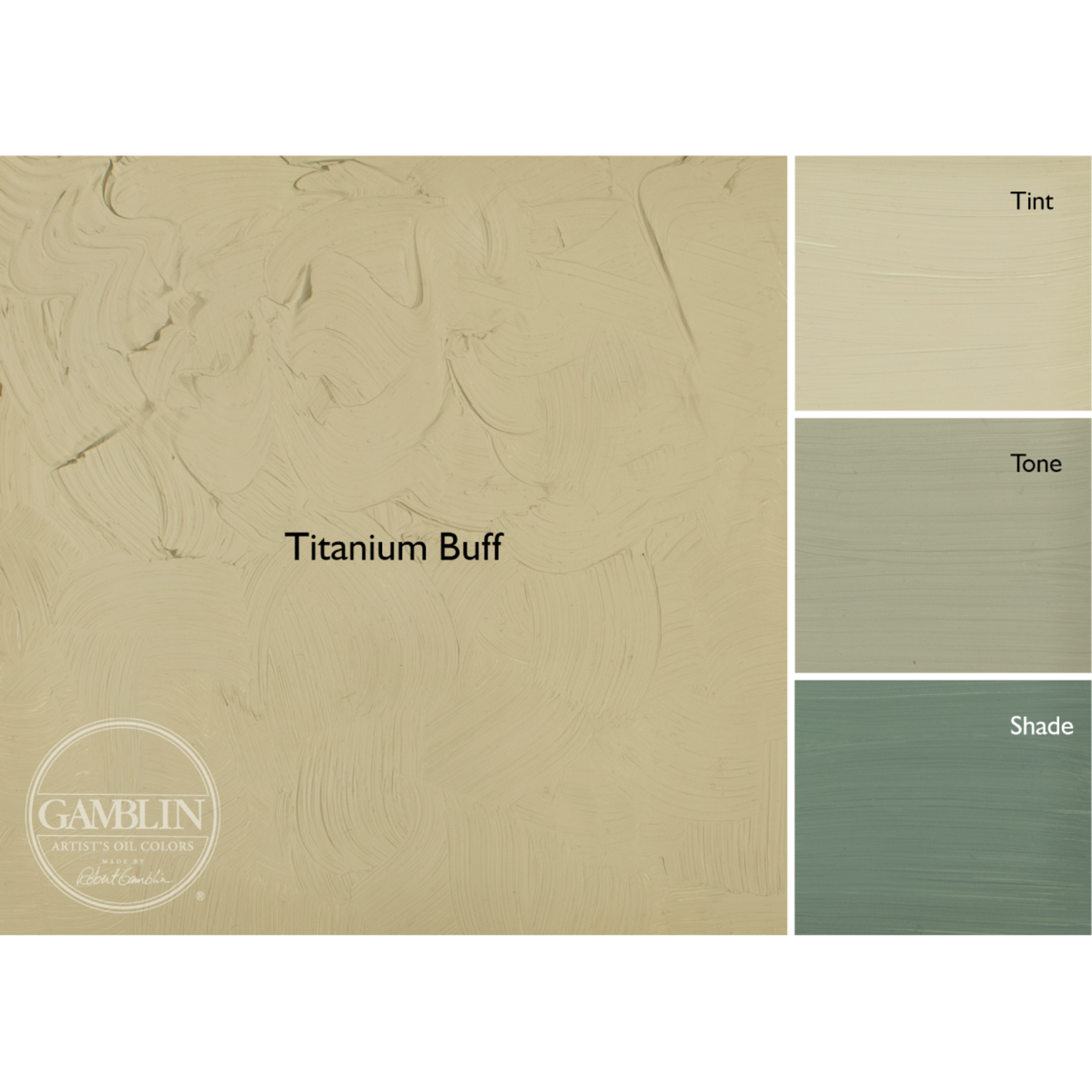 GAMBLIN ARTIST OLIEVERF 37ML S1 1815 TITANIUM BUFF AG 2