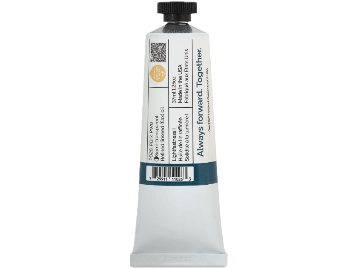 GAMBLIN ARTIST OLIEVERF 37ML S2 1026 ALPININE BLUE-GREEN AG 4