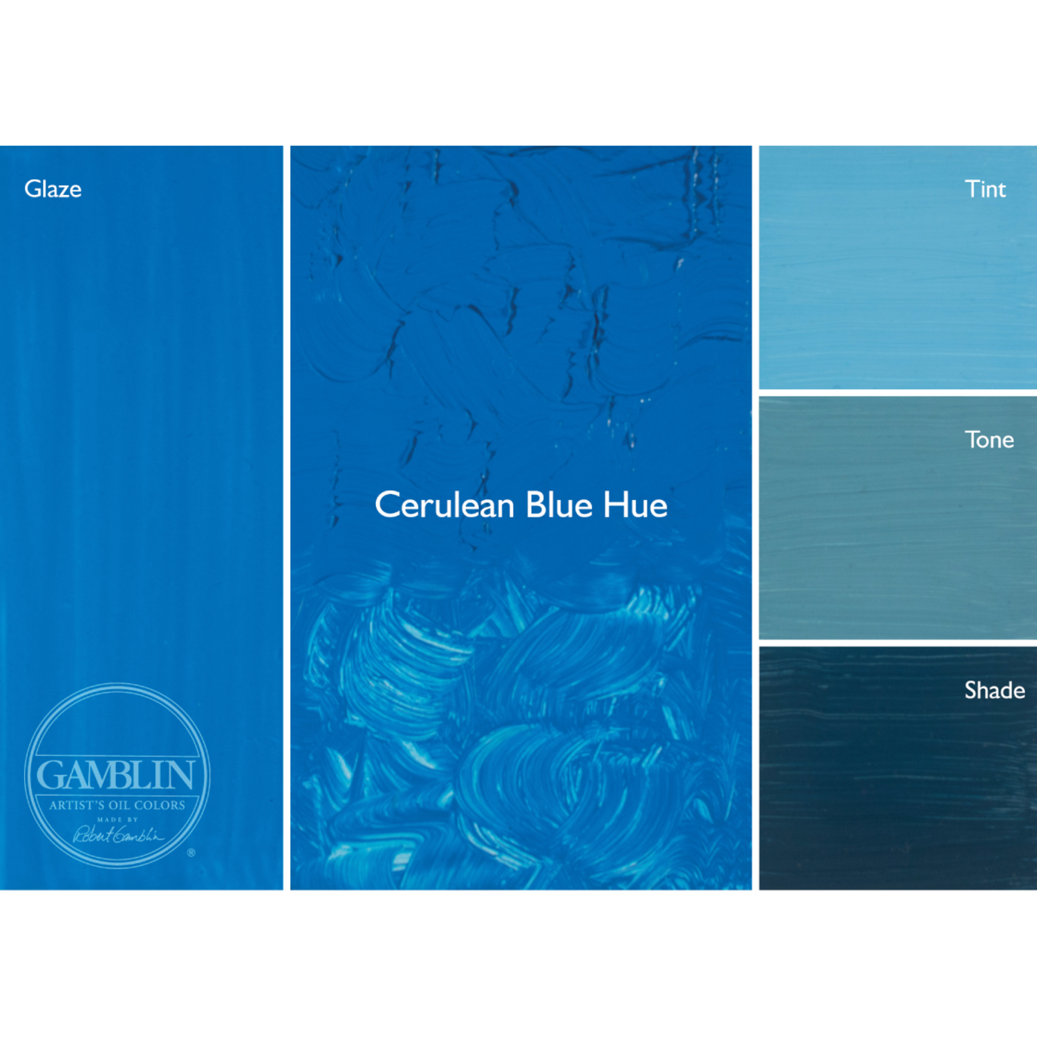 GAMBLIN ARTIST OLIEVERF 37ML S2 1210 CERULEAN BLUE HUE AG 2