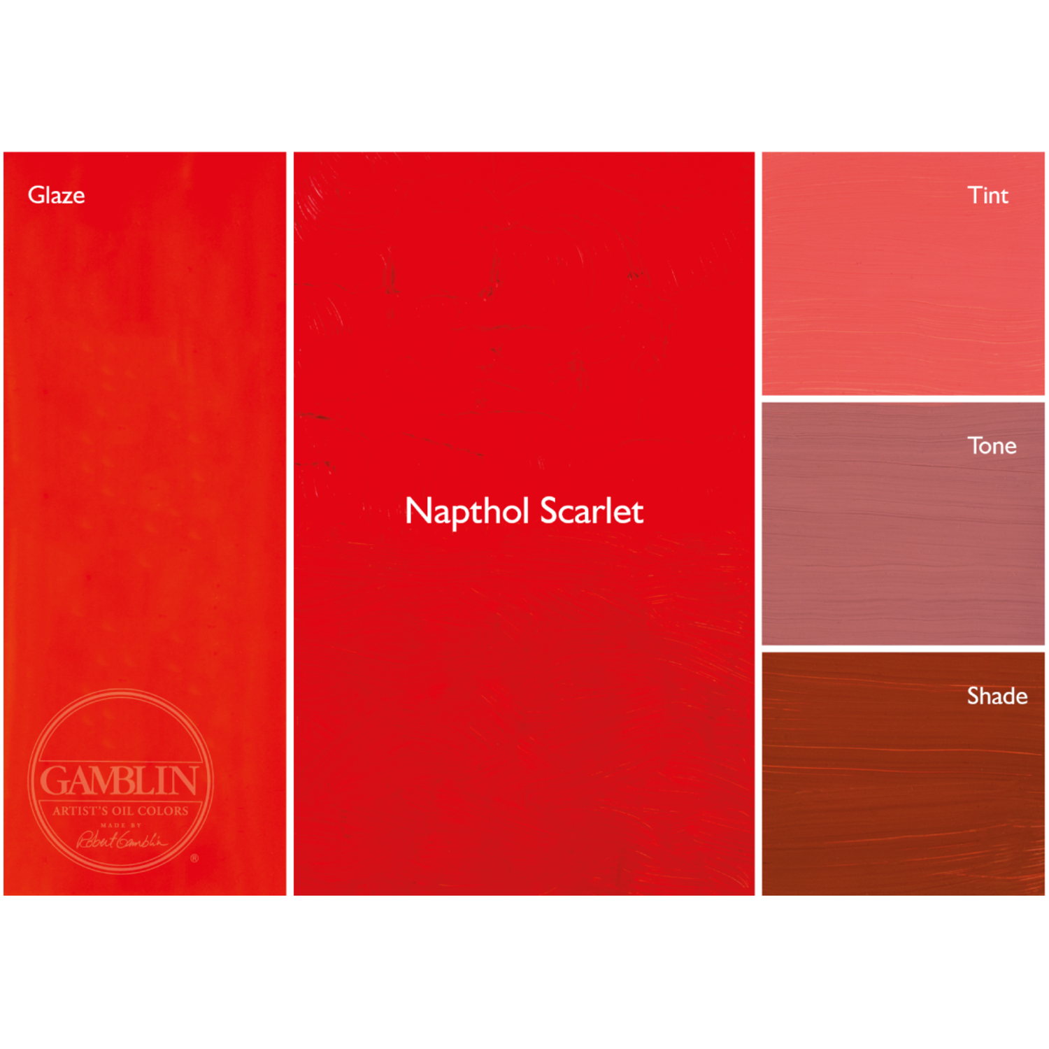 GAMBLIN 37ML SCHARLACHROT NAPHTOL 1475 SERIE 2 2