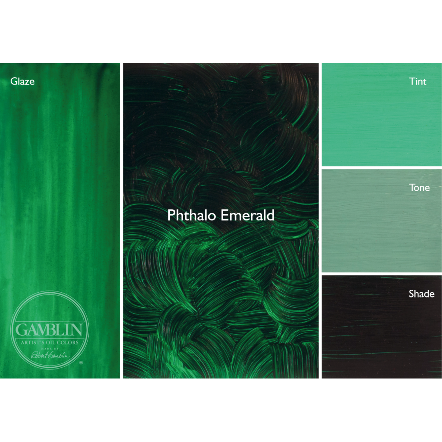 GAMBLIN 37ML PHTHALOGRÜN SMARAGD 1541 SERIE 2 2