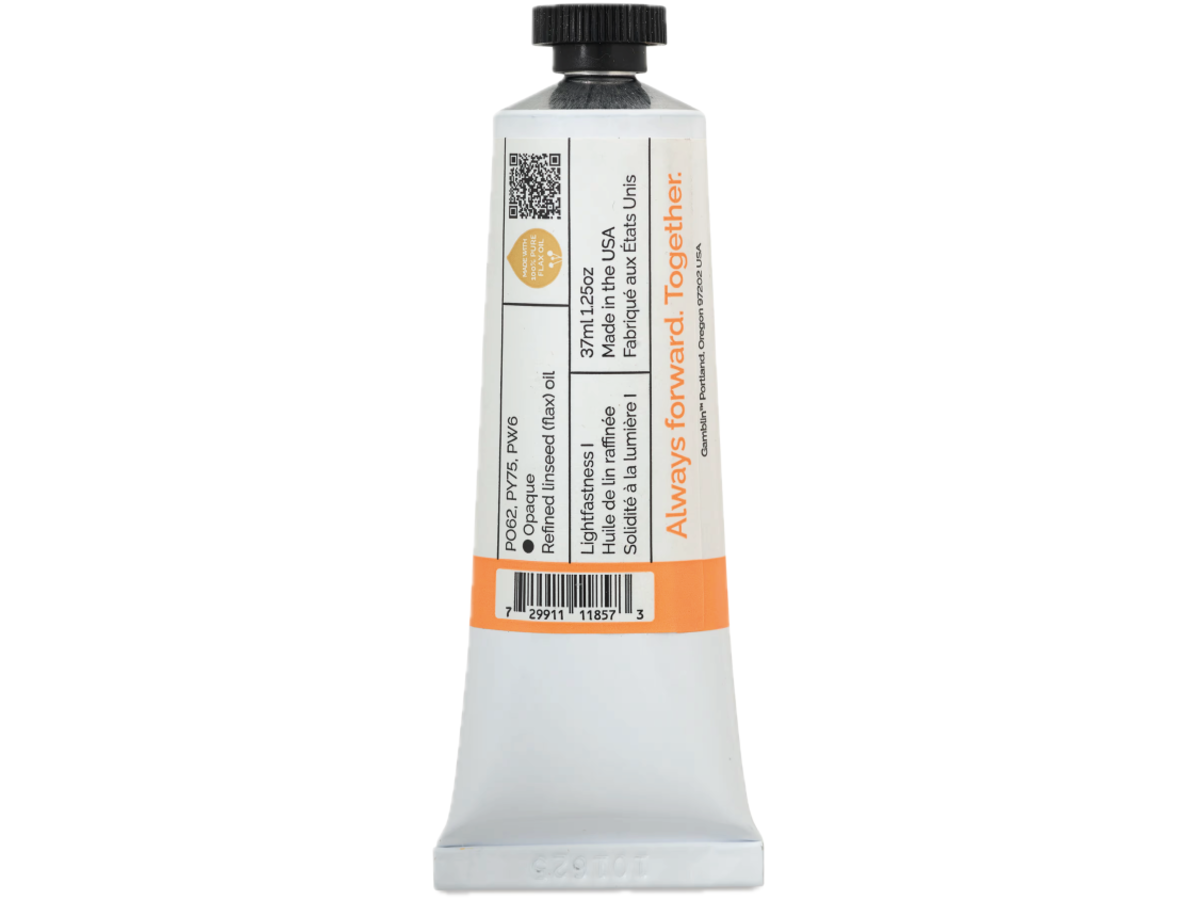GAMBLIN ARTIST OLIEVERF 37ML S2 1857 RADIANT ORANGE  AG 4