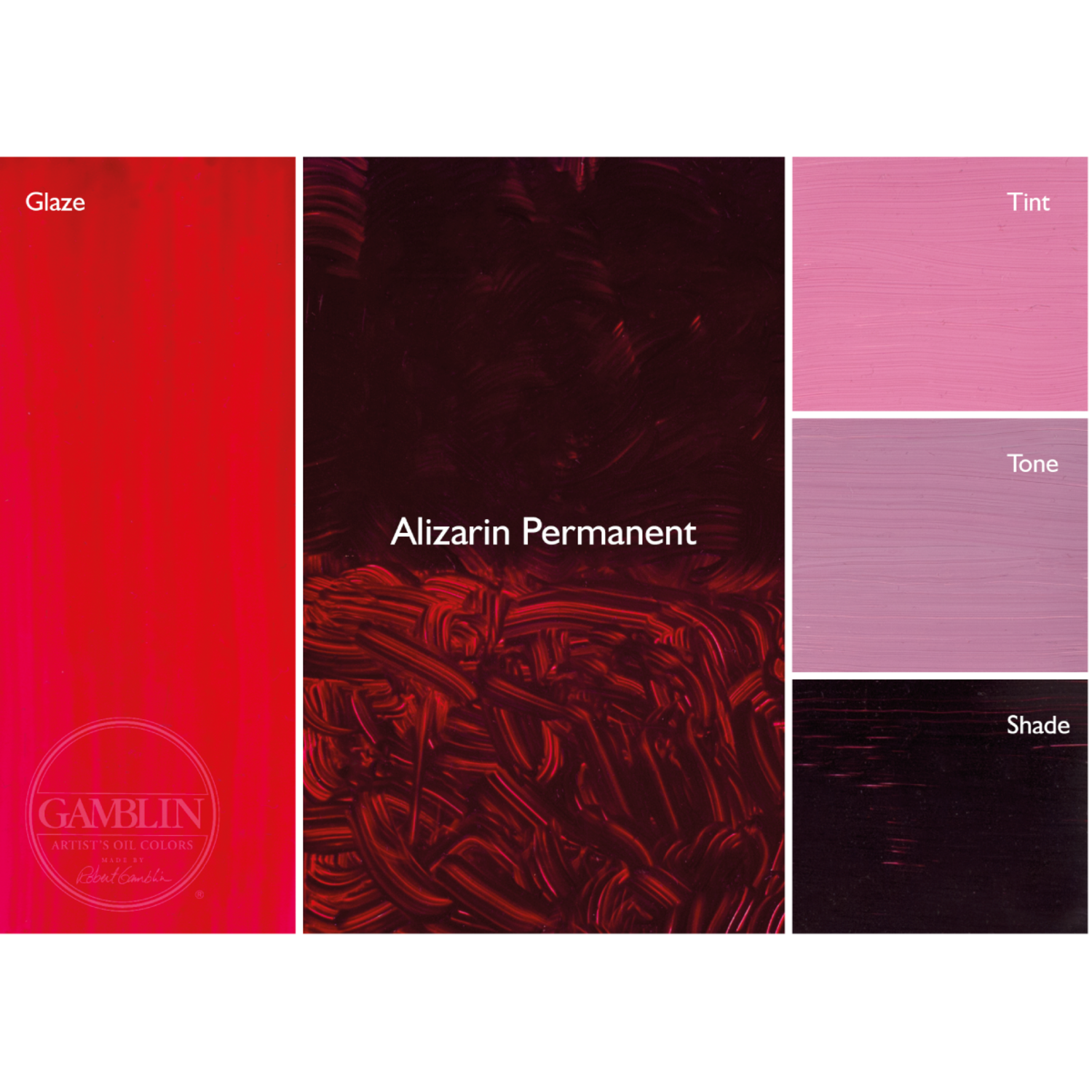 GAMBLIN 37ML ALIZARIN PERMANENT 1025 SERIE 3 2