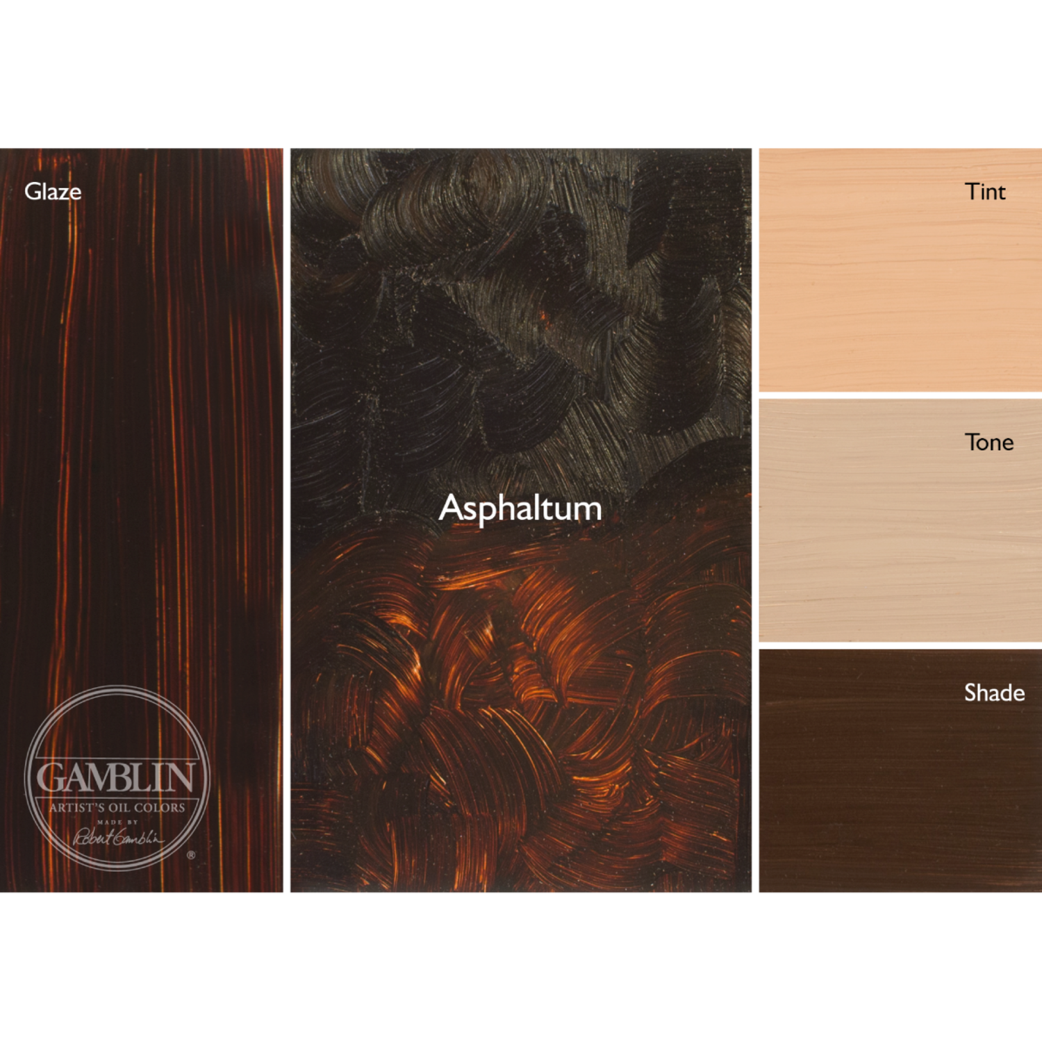 GAMBLIN 37ML ASPHALTUM 1030 SERIE 3 2