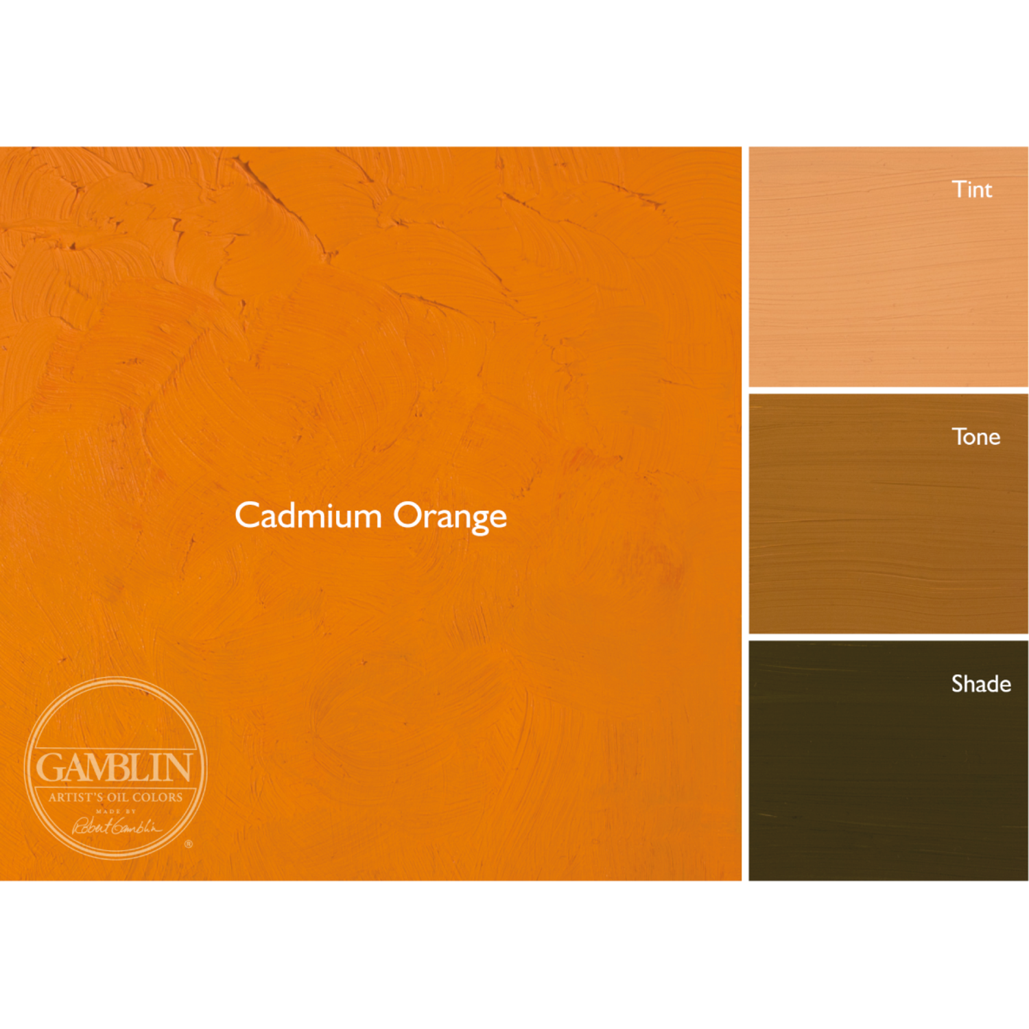 GAMBLIN ÖLFARBE 37ML S4 1120 CADMIUM ORANGE 2