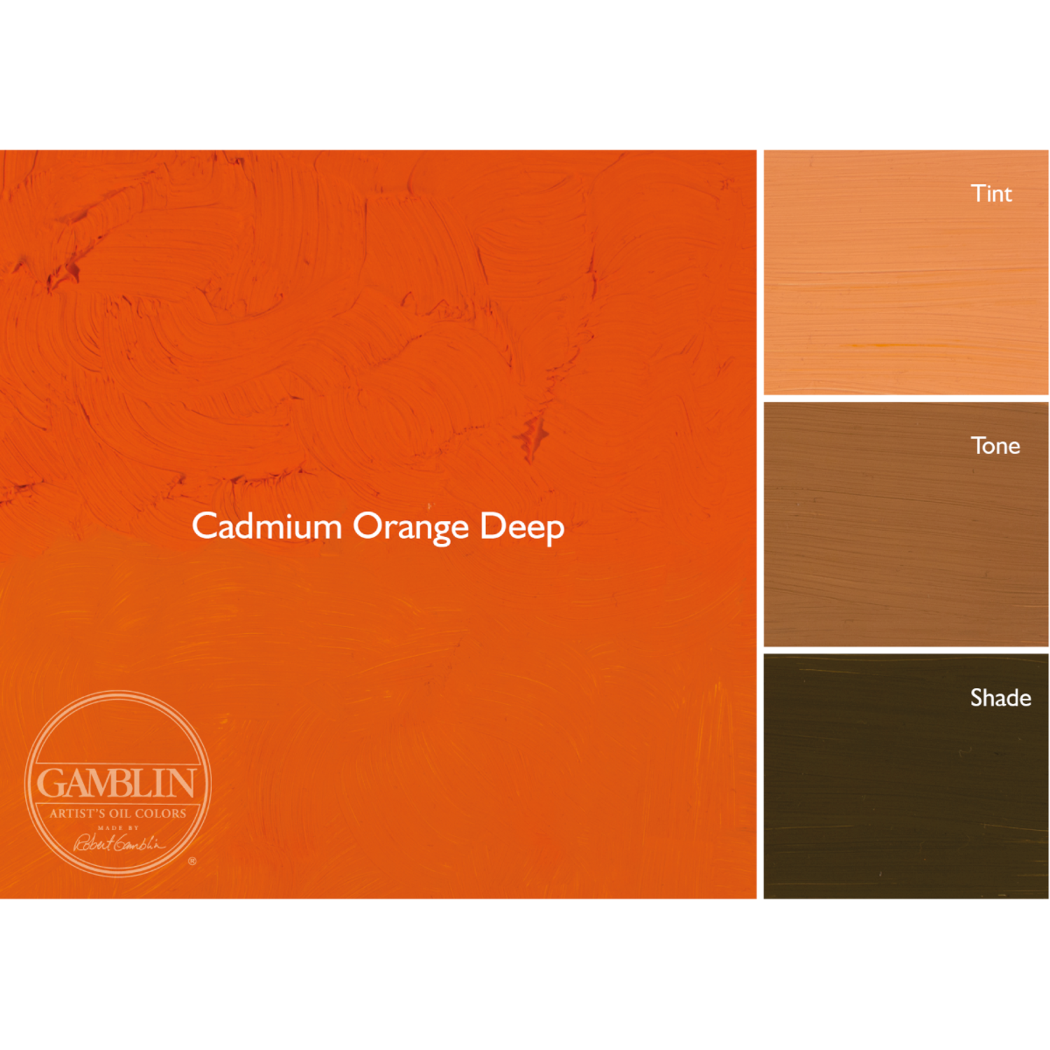GAMBLIN 37ML KADMIUMORANGE DUNKEL 1125 SERIE 4 2