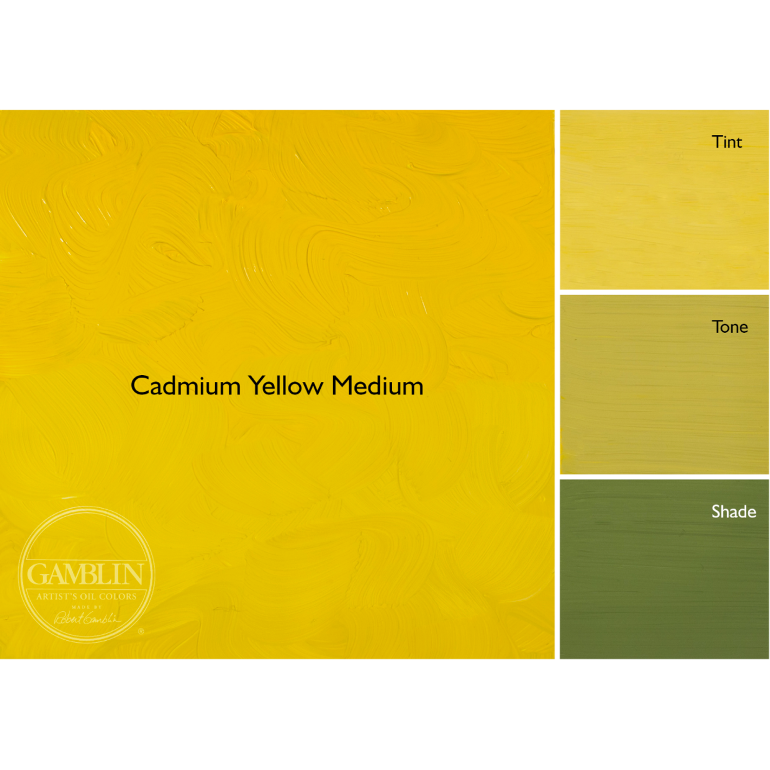 GAMBLIN ÖLFARBE 37ML S4 1180 CADMIUM YELLOW MEDIUM 2