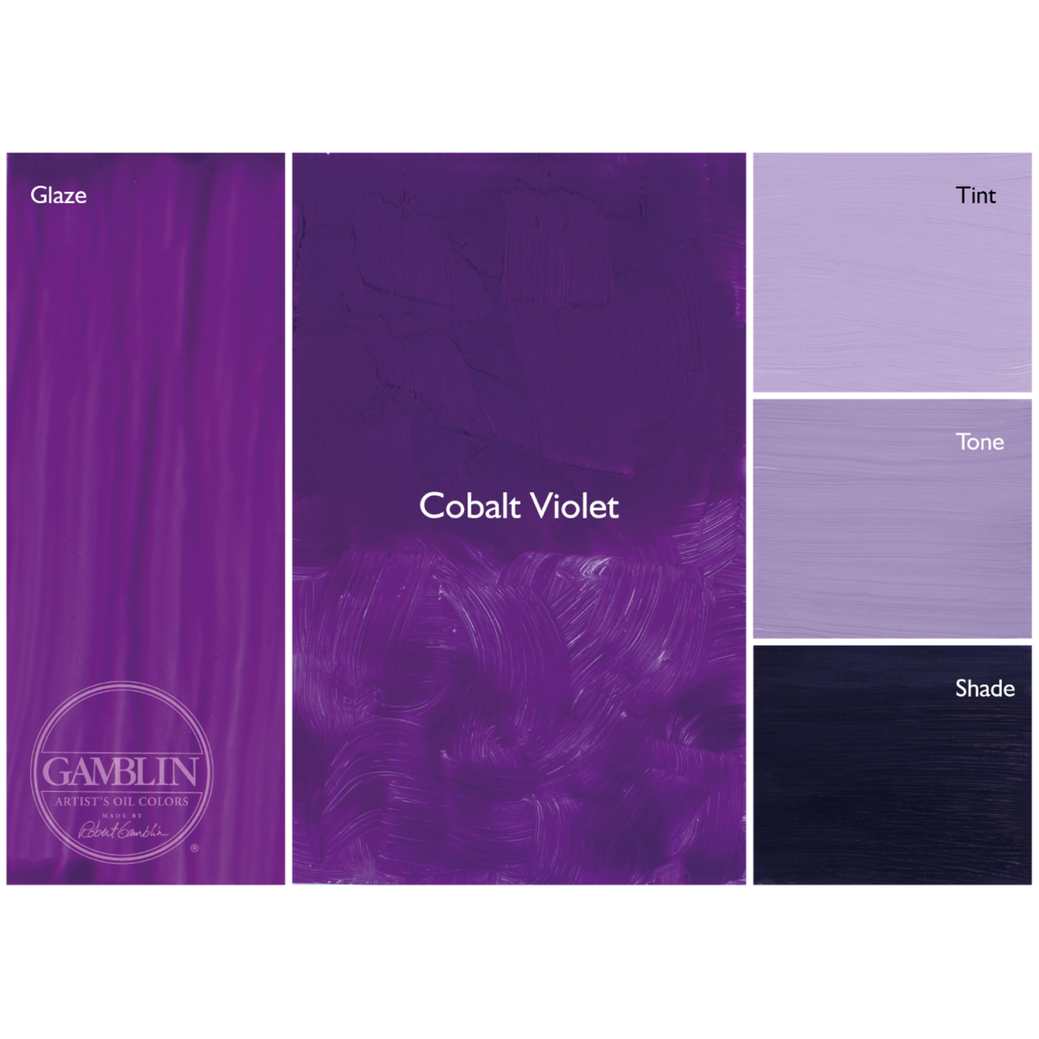 GAMBLIN 37ML KOBALTVIOLETT 1240 SERIE 6 2